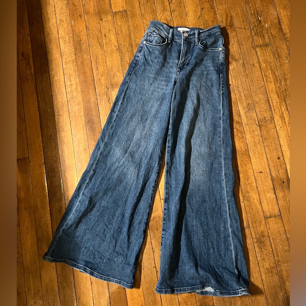 FRAME Palazzo Crop Jeans